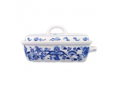 Zwiebelmuster Baking pan small 29.5 x 15.5 cm 1650g Original Blue Onion Pattern Bohemia from Dubi