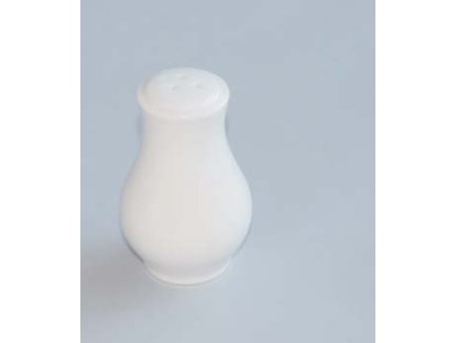 Pepřenka sypací  7,5cm bílé Rokoko Český porcelán Dubí 2. jakost