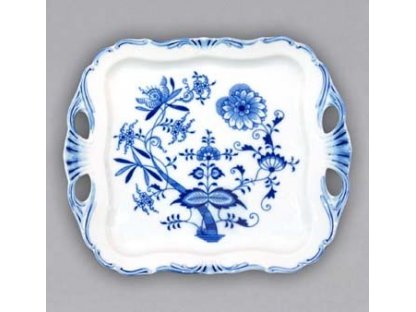 Cibulák podnos AIDA štvorcový 30 cm cibulový porcelán originálny cibulák Dubí