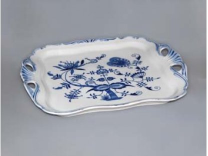 Cibulák Podnos Aida štvorcový 34x29cm 1310g Originálny Český Porcelán Dubí