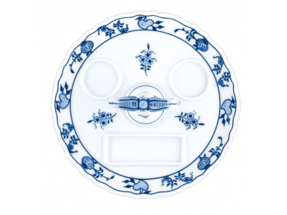 Cibulák Podnos okrúhly s kľúčom 21cm 480g Originálny Český Porcelán Dubí