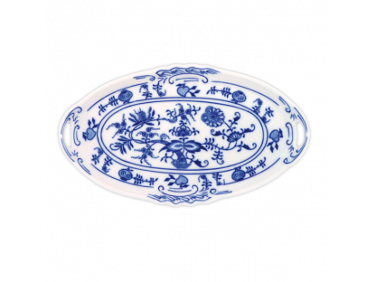 Zwiebelmuster Tablett mini 21cm Original Blue Onion Pattern Bohemia from Dubi 