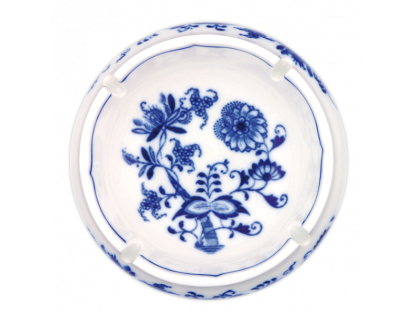 Zwiebelmuster Round ashtray with cutouts 13 cm Original Blue Onion Pattern Bohemia from Dubi 