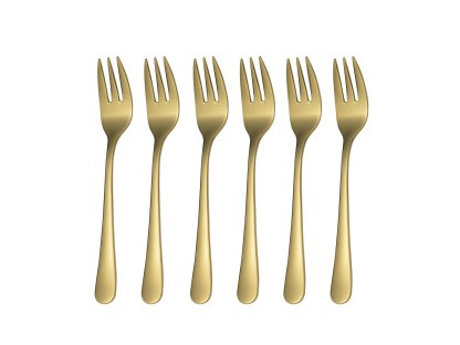 Cutlery Hotel  6piece dessert set PVD GOLD Berndorf