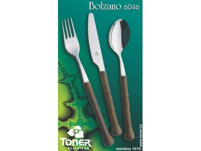 Cutlery TONER Bolzano dining set 24 pcs for 6 persons stainless steel 6046