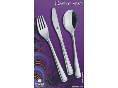 Cutlery TONER Gastro dining set 24 pcs for 6 persons stainless steel 6060