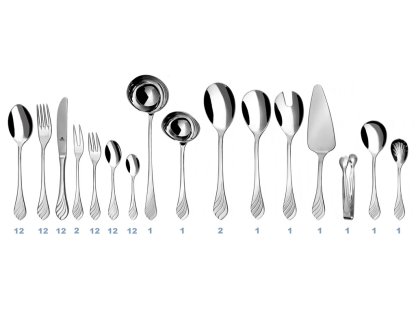 Cutlery TONER Melodie dining set 70 pcs for 12 persons 6037