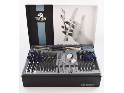 Cutlery TONER Progres Nova dining set 72 pcs for 12 persons 6036