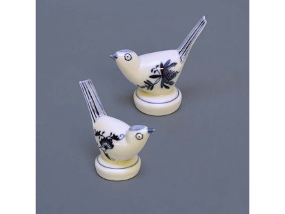 Cibulák Ptáček II. 8,9 x 3,4 x 6,6 cm 0,040g Originál Český porcelán Dubí 