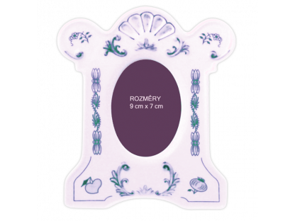 Zwiebelmuster Standing photo frame 9 x7cm Original Blue Onion Pattern Bohemia from Dubi