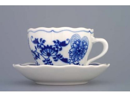 Zwiebelmuster Cup and saucer A/2+A/1 0.17l 270g Original Blue Onion Pattern Bohemia from Dubi