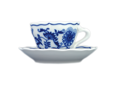 Cibulák Šálka ​​a podšálka A+A 0,08l Originálny Český Porcelán Dubí 