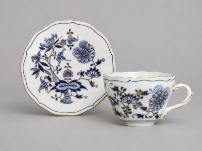 Onion porcelain with gold - Cibulák Dubí originální