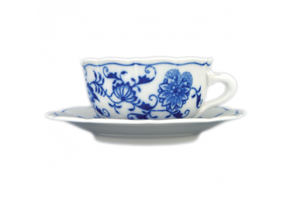 Cibulák Šálek čajový a podšálek  zrcadlový C/2+ZC/2  0,11l 200g Originál Český porcelán Dubí 