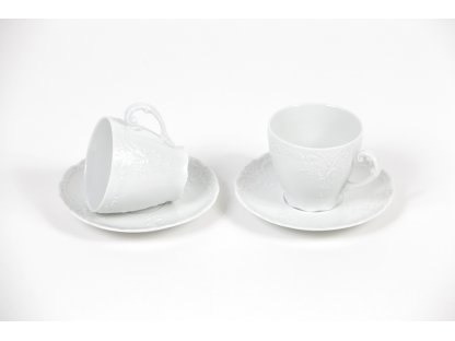 Šálka ​​a podšálka káva 0,17l  Opera Český porcelán Dubí 2. akosť