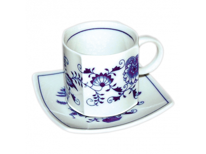 Cibulák Šálka ​​a podšálka Vito 0,21 l Originálny Český Porcelán Dubí 