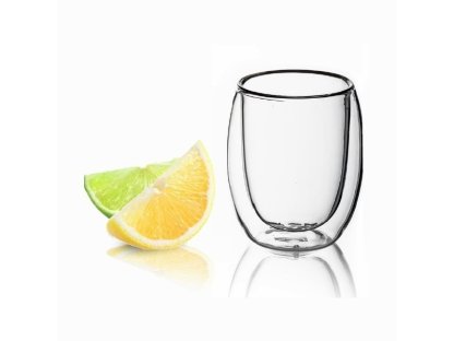 Double-walled glass cup 250 ml
