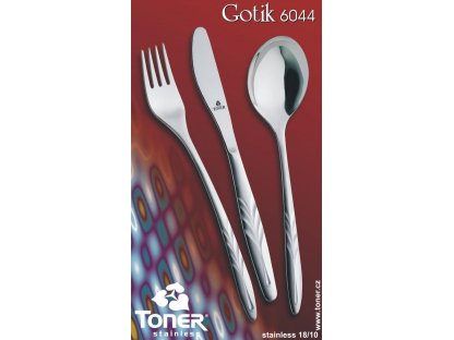 Cutlery set Toner Gotik 6044 for 6 persons 24 pieces