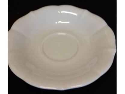 Šálka a podšálka 0,2 l biely český porcelán Dubí