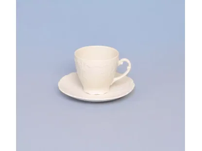 Šálka ​​a podšálka káva 0,17l  Opera Český porcelán Dubí 2. akosť