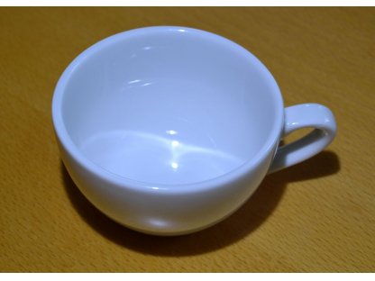 White cup Milada 0,18 L wide Český porcelán a.s. Dubí