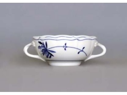 Eco Zwiebelmuster Creamsoup Cup with 2 Handles,  Bohemia Porcelain from Dubi