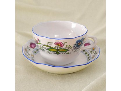 Šálek + podšálek D + D 0,35 l NATURE barevný cibulák, cibulový porcelán,originální cibulák Dubí