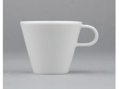 Šálek porcelánový bílý Hotelový na mocca espresso 0,05l Český porcelán Bohemia Dubí