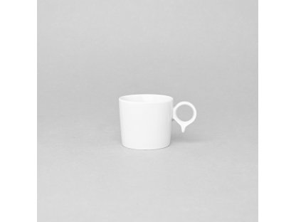 Reset espresso cup 0.10l 130g WHITE  Bohemia porcelain Dubí