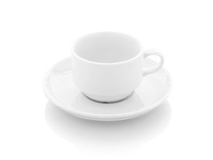 Cup with saucer 140 ml Delta  Güral Porselen