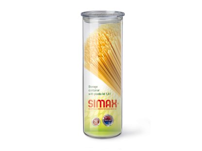 SIMAX Glass container with lid 1.8 l