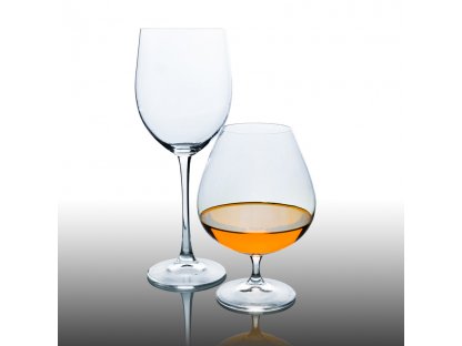 Vintage cognac glass 875 ml 1 pcs Crystalex CZ