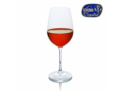 Weinglas rot Viola 550 ml 1 Stück Crystalex CZ