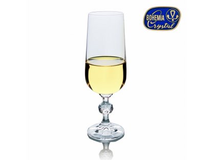 Sklenice na víno šampaňské Claudia 180 ml 1 ks  Crystalex CZ