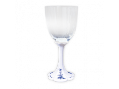 Cibulák Sklenička lístečky 99B03 17,5cm Originál Český porcelán Dubí 