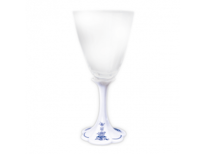Cibulák Sklenička  lístečky 99B04 18cm Originál Český porcelán Dubí