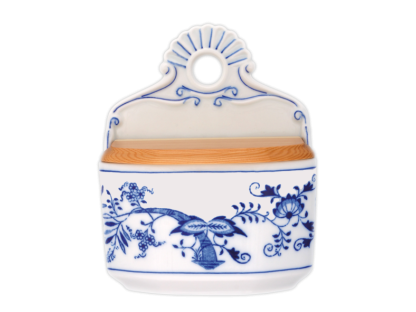 Cibulák Soľnička závesná s viečkom 0,70l bez nápisu Originálny Český Porcelán Dubí 