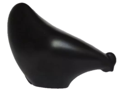 Huhn 10,4 x 4,5 x 7,5 cm SCHWARZ Bohemia Porzellan Dubí