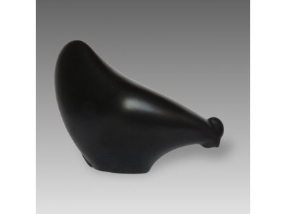Huhn 10,4 x 4,5 x 7,5 cm SCHWARZ Bohemia Porzellan Dubí