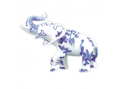 Cibulak Slon reklamný II 18cm Originálny Český Porcelán Dubí 