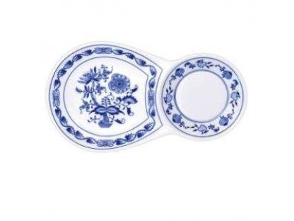 Cibulak Raňajková tácka dvojitá 29,8 cm x 16,7 cm 390g Originálny Český Porcelán Dubí 