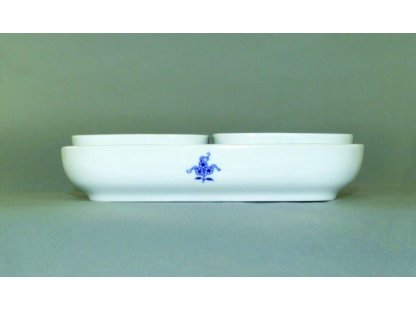 ZwiebelmusterSet of square bowls 710g Original Blue Onion Pattern Bohemia from Dubi