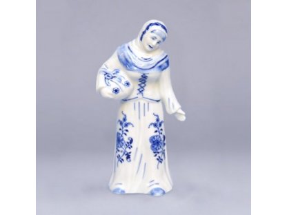 Cibulák Stařenka s uzlíkem 9,0 x 6,5 x 16,4 cm 0,190g Originál Český porcelán Dubí