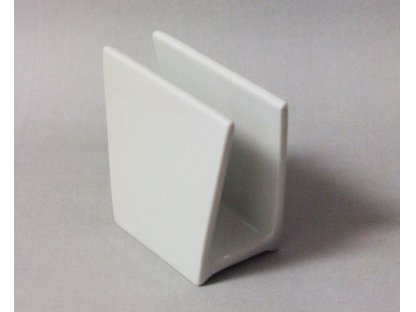 Bohemia napkin holder 6.9 x 3.7 cm 15g White design by prof. arch. Jiří Pelc Bohemia Porcelain from Dubi 