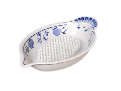 Zwiebelmuster Apfelreibe 23cm Original Bohemia Porzellan Dubi Karlsbader 