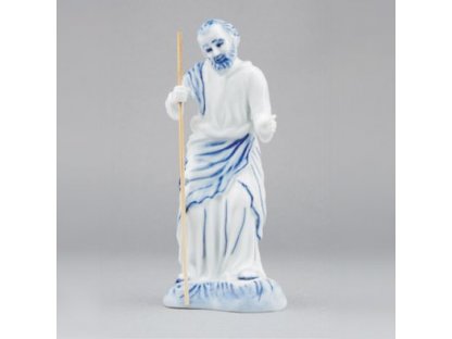 Cibulák Svätý Jozef 7,5 x 5,5 x 15,5 cm 0,170 g Originálny Český Porcelán Dubí