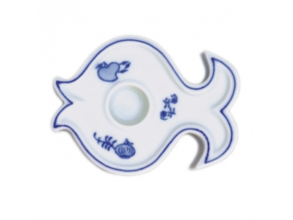 Cibulák Svícen ryba 9,2cm 110g Originál Český porcelán Dubí 