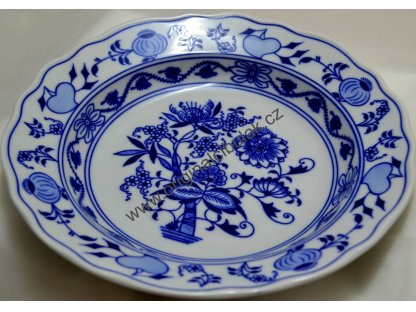 Zwiebelmuster Flat Deep Plate 24cm Original Bohemia Porcelain 2.Choice