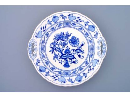 talíř cibulák koláčový s uchy 28 cm originální český porcelán Dubí 2.jakost