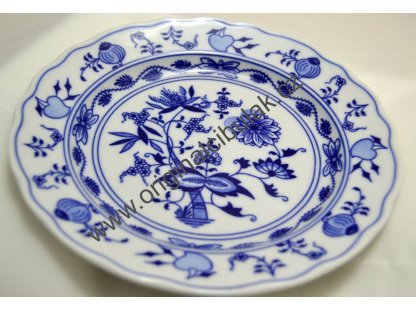 Cibulák tanier plytký 21 cm cibulový porcelán originálny cibulák Dubí